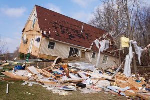 Tornado aftermath in Lapeer, MI.