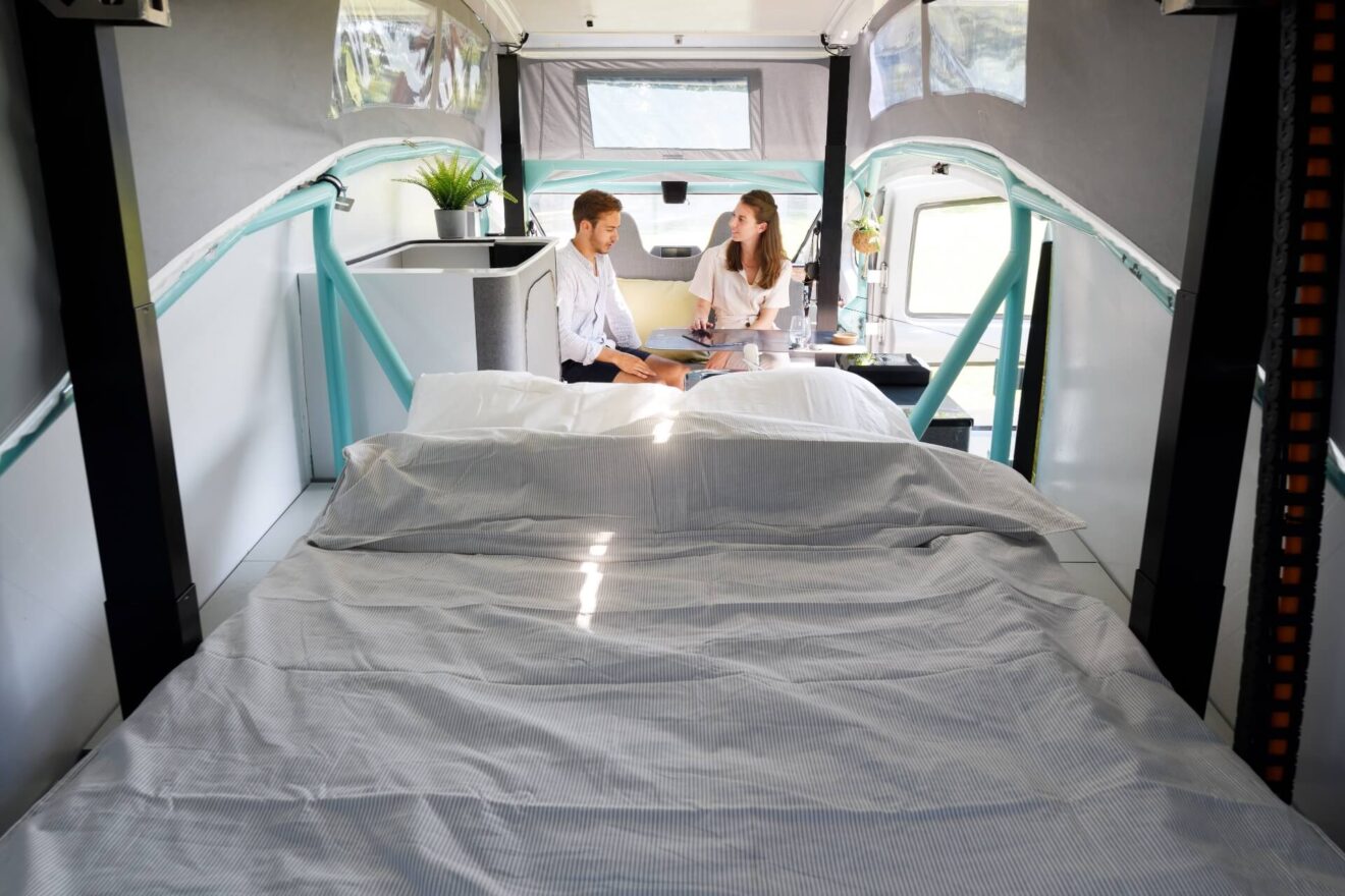 More on the solar-powered camper van built by students in Holland