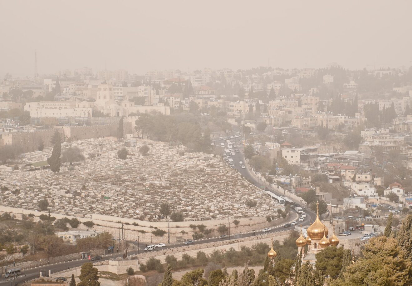 Air pollution in Jerusalem, Israel