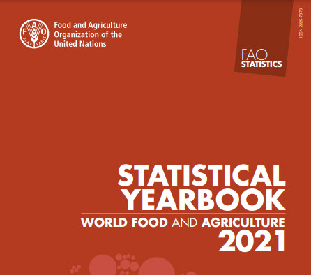 UN Food and Agriculture Yearbook Statistical Yearbook 2021